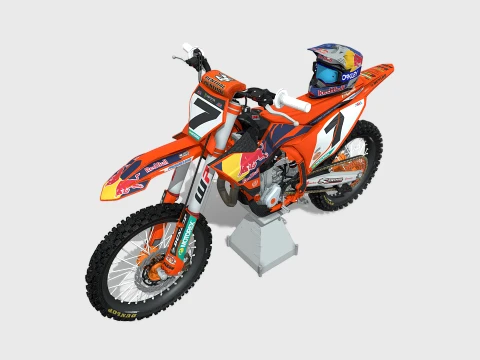 KTM 450 SX-F Factory Edition 3D Model