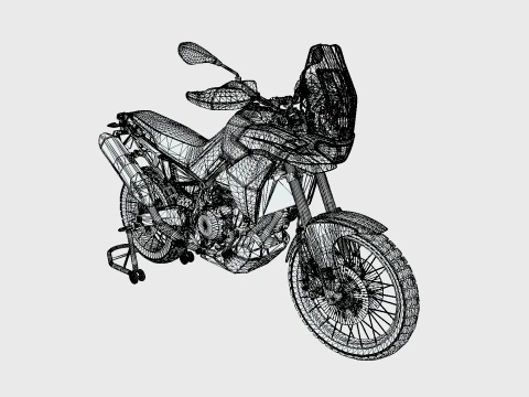 Aprilia Tuareg Rally 660 - 2024 3D Model