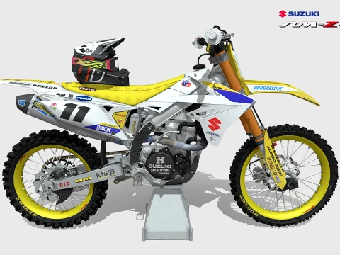 SuzukiRM Z450 Model 3D