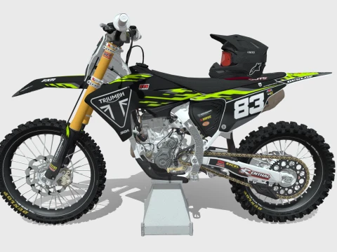 Triumph TF 250X 3D Model