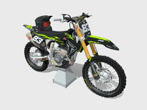 Triumph TF 250X 3D Model