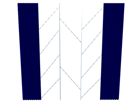 Wall Background backdrod Interior Blue White Modelo 3D
