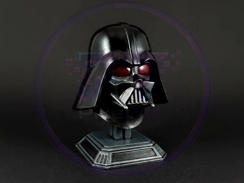 Darth Vader Helmet Bust STL One-Piece Multi-Part 3D Printable Model 3D Print Model