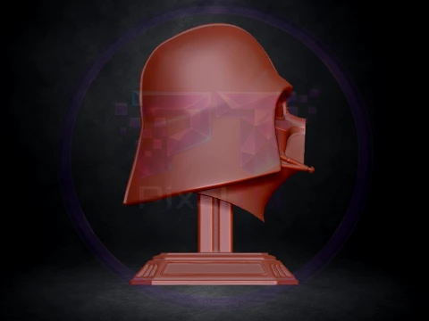 Darth Vader Helmet Bust STL One-Piece Multi-Part 3D Printable Model 3D Print Model