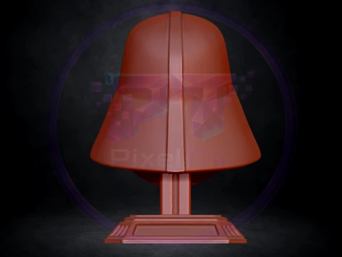 Darth Vader Helmet Bust STL One-Piece Multi-Part 3D Printable Model 3D Print Model