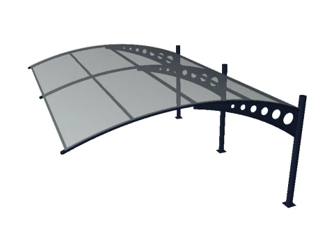 Garagem Dupla Moderna Modelo 3D