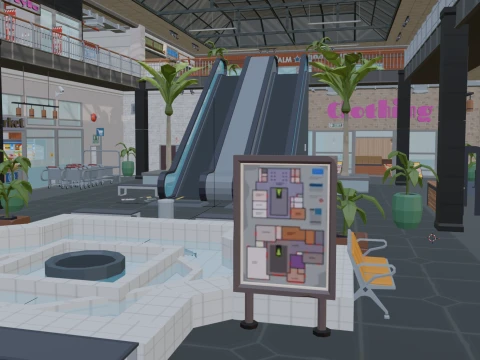 Supermarket 3D Model