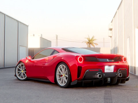 AUTOMOTIVE ENVIRONMENT - MIAMI BACKLOT - BLENDER OPTMIZED SCENE 3D Model