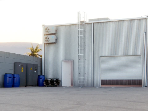 AUTOMOTIVE ENVIRONMENT - MIAMI BACKLOT - BLENDER OPTMIZED SCENE 3D Model