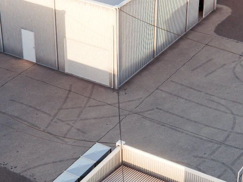 AUTOMOTIVE ENVIRONMENT - MIAMI BACKLOT - BLENDER OPTMIZED SCENE 3D Model