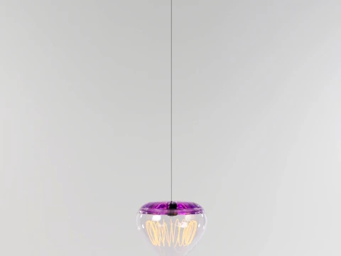 Vida Tabanlı LED Filament Masa Sarkıt Lambası 3D Model