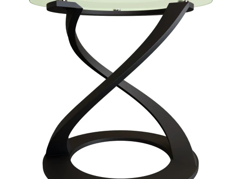 Modern Sculptural Glass Coffee Table 3D Modell