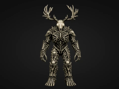 Knochenkoloss 3D Druckmodell
