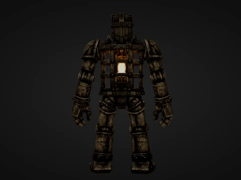 Iron Warden Golem 3D Print Model