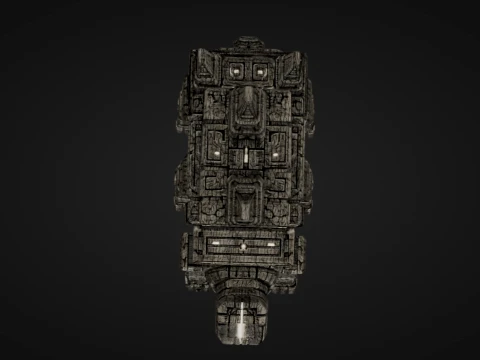 Rune Temple Colossus 3D Print Model