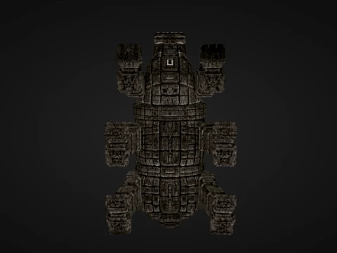 Rune Temple Colossus 3D Print Model