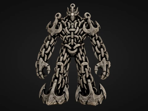 Anchor Golem 3D Print Model