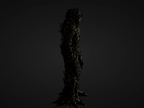 Thorny Bramble Golem 3D Print Model