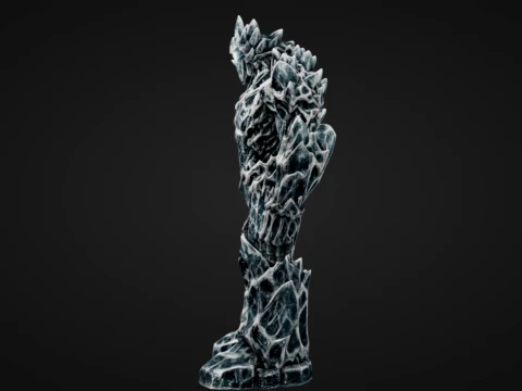Frost Golem 3D Print Model