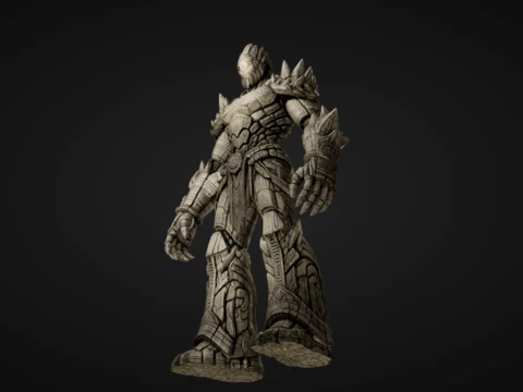Temple Golem 3D Print Model