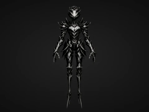 Caballero Rosa Obsidiana Modelo de impresión 3D