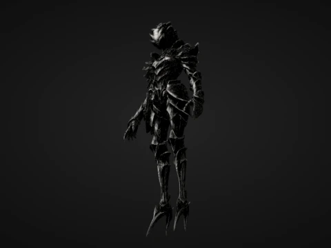 Obsidian Rose Knight 3D Print Model