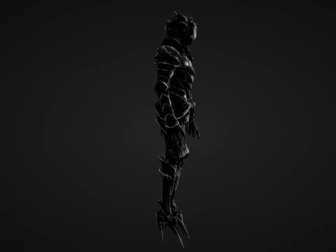 Obsidian Rose Knight 3D Print Model