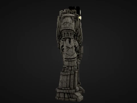 Cathedral Organ Golem 3D Print Model