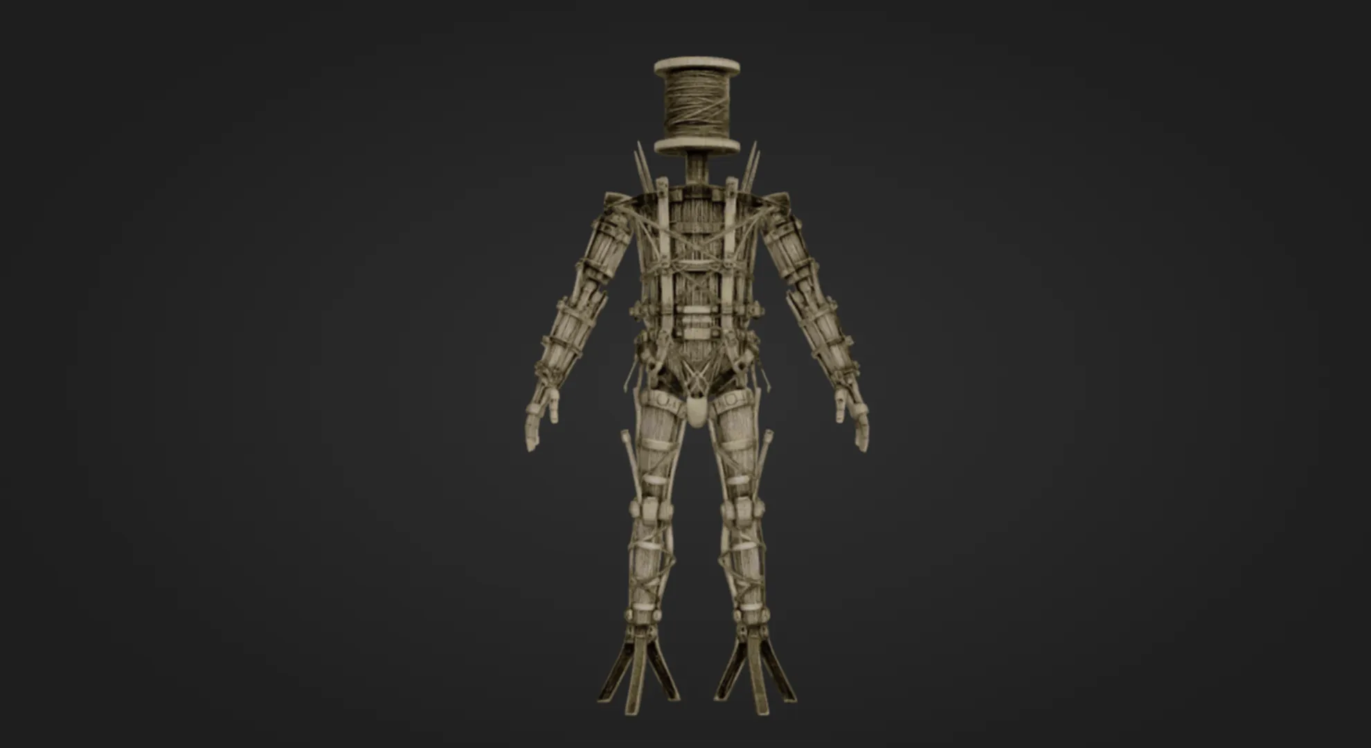 Thread Dummy 3D Print Model .c4d .max .obj .3ds .fbx .stl .blend 