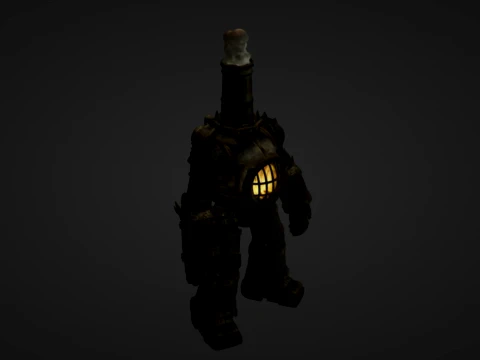 Furnace Golem 3D Print Model