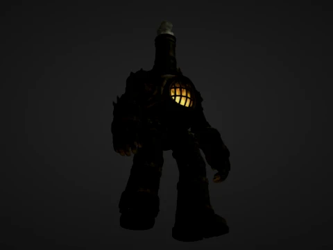 Furnace Golem 3D Print Model