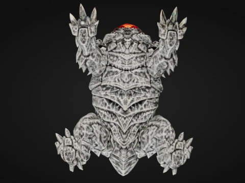 Lowly Gem Beast 3D Print Model