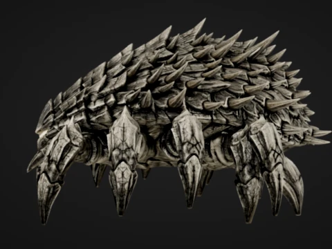 Stone Spiked Crawler 3D Print Model