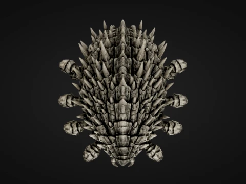 Stone Spiked Crawler 3D Print Model