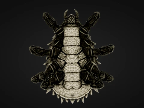 Stone Spiked Crawler 3D Print Model