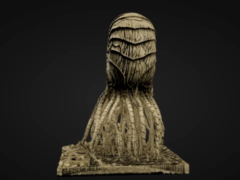 Mutated Ammonite 3D Print Model