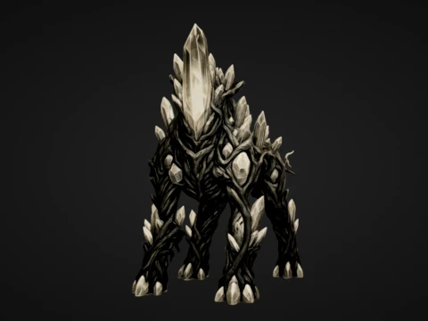 Zakorzeniona bestia kwarcowa Model do druku 3D