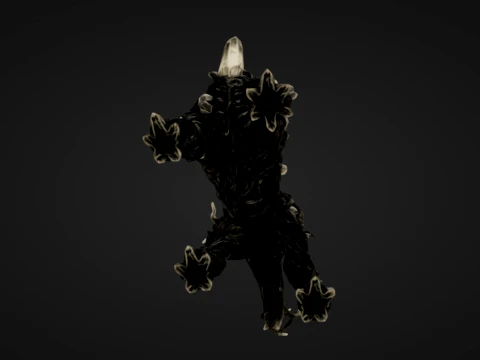 Rooted Quartz Beast 3D Print Model