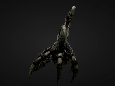 Metal Crab Anchor 3D Print Model