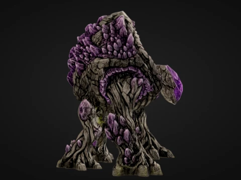 Amethyst Geode Beast 3D Print Model