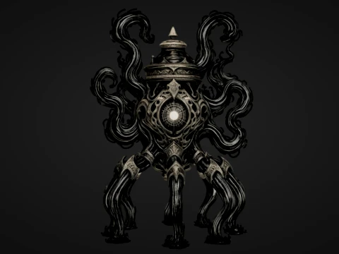 Relic&aacute;rio do Vazio Sobrenatural Modelo de Impressão 3D