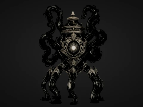 Eldritch Void Reliquary 3D Print Model