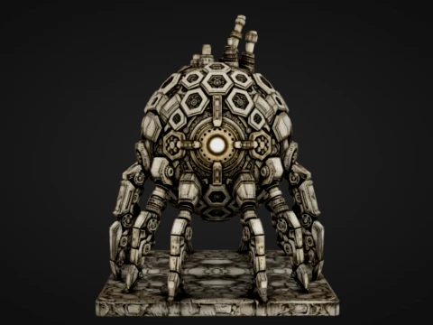 Orbe de Escotismo Mec&acirc;nico Modelo de Impressão 3D