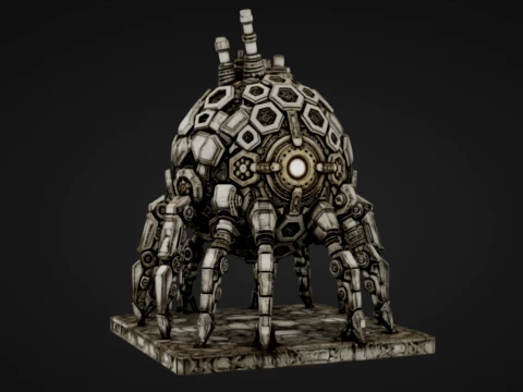 Mechanical Scouting Orb 3D Print Model