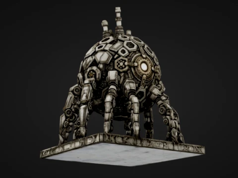 Mechanical Scouting Orb 3D Print Model