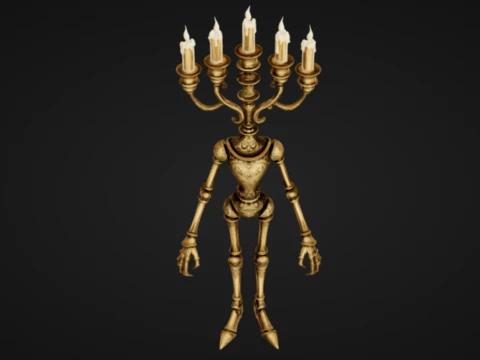 Candelabra Automaton 3D Print Model