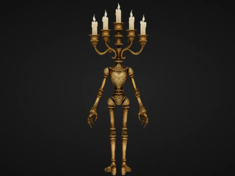 Candelabra Automaton 3D Print Model