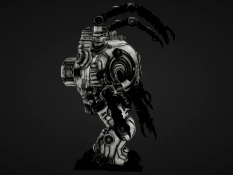 Deep Diver Robot 3D Print Model