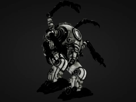 Deep Diver Robot 3D Print Model