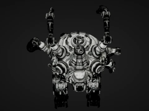 Deep Diver Robot 3D Print Model